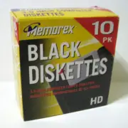 Memorex Diskettes PC Formatted 1.44 MB 3.5" Floppy Floppies Box Of 9 New NIB