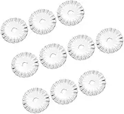45mm Cutter Pinking Blades Multifunctional Line Stainless Steel 10pcs Sewing Tools for Fabric Paper Leather