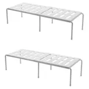 Telescopic & Stackable Shelf Frame Space-Saving Shelf in Kitchen Household3120
