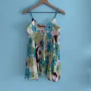 John Zack ASOS Floral Chiffon Babydoll Sheer Camisole Top 12