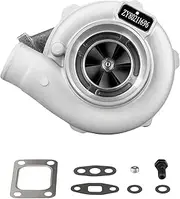 maXpeedingrods Universal GT30 GT3037 Turbo 0.82 A/R Anti-Surge T3 Flange 4-Bolt 500+HPS, Turbine Water&Oil, Turbocharger for 2.5L-3.0L engine