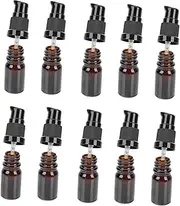 Essential Oil Sub Package Container 10pcs Pressing Bottles 5ml Glass Bottles Multipurpose Small Container Easy to Use Leakproof