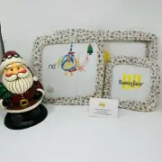 Snow Flake Christmas Grime Guards - Q-Snap Frame-Cross Stitch/Needlecraft