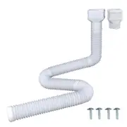 7ft Long Gutter Downspout Extensions, 3” Downspout Extender Drainage Pipe