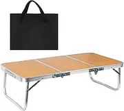 Folding Camp Table – Portable Outdoor Cooking Table | Lightweight Outdoor Cook Station | Easy Setup Travel Table Stable Lightweight Furniture for BBQ Trip Backyard Picnic Car Rv Patio Use
