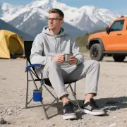 Costway2 Portable Camping Chairs with Cup Holder and Side Pocket-Navy