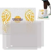 Sticky Mat | Non-Slip Basketball Sticky Pad,Courtside Adhesive Board Accessories, 17x13inch Sports Accessories with Replacement Sheets for Remove Dust Dirt