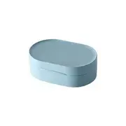 Plain Plastic Soap Case 1 Pc - Blue - L