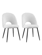 [Artiss] 1 Set of 2 Dining Chair Boucle Sherpa
