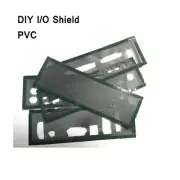 DIY Motherboard I/O Shield Backplate Bracket Panel No Hole Blank PVC Self-Stick