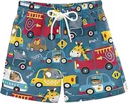[GAIGEO] Vehicles Cartoon Funny Animals Boys Swim Trunks Swimming Trunks for Toddler Boys for Comfortable Wear