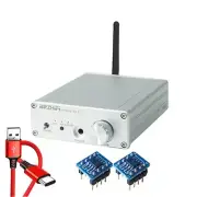 Power Amplifier HiFi Bluetooth Receiver ES9038 DAC Audio Decoder with 1612 Amp