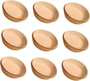 CATIEBYE 100 Pcs Paper Liner Oilproof Baking Liners for Air Fryer High Temperature Resistant Non Stick Cushion for Baking Suitable for Frying Microwave Steamer and Serving