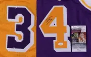 Shaquille O'Neal Signed "NBA LA Lakers" Jersey (JSA)