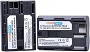 2650mAh 2X Battery BP511 BP 511 for Canon EOS 40D 300D 5D 20D 30D 50D 10D G6 L10