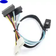 MINI SAS SFF-8087 TO 2 Ports MINI SAS SFF-8482 Adapter Cable