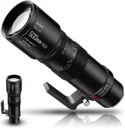 TTartisan 500mm F6.3 Telephoto Mirrorless Lens for Nikon F Camera D7100 D3500