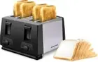 EUROSTAR 4-Slice Stainless Steel Toaster (BLACK)