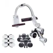 Colourful Full Set Dental Loupe Surgical Magnifier with Headlight LED Light New