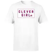 Jurassic Park Clever Girl Men's T-Shirt - White