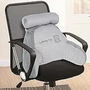 Reading Pillow for Bed Comfortable Reading Cushion Detachable Backrest Pillow Soft Reading Pillow Cushion Back Support Pillow for Reading Relaxing Watching TV Games 23.6×17.7×7.8in (Cat)