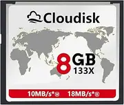 CompactFlash Card CF 2.0 Card Performance for DSLR Camera, Vintage Digital Camera and Industry Equipment (8GB, 1-Pack)