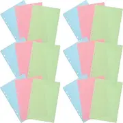 COHEALI Core Binder Paper 3 Sets of 40 Sheets A5 Notebook Refills Notepad Replacement Refills for Planner