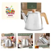 304 Stainless Steel Infuser Teapot with Drip-Free Spout - Heat Retaining Design