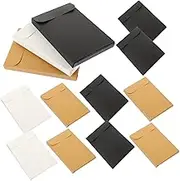 FUNNETOYU 15Pcs Blank Postcard Box Multi Use Rectangular Storage Cases for Organizing Greeting Cards Easy to Assemble Transport Materials for DIY Decoration