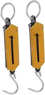 [KOMBIUDA] 3sets Hanging Scale 12kg Spring Scale Luggage Fishing Hook No Battery Required 2pcs*3