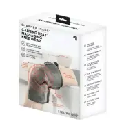 SHARPER IMAGE Heated Massage Knee Wrap Brace, Soothing & Relaxing Vibrations