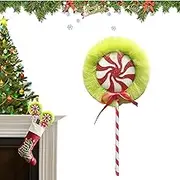 Christmas Peppermint Candy Decor | Peppermint Ornaments for Christmas Tree - Fake Peppermint Crafts Pendant for Fireplace, Branch, Stockings