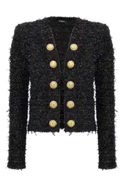 BALMAIN Lurex Tweed Blazer