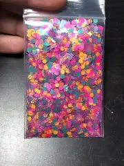 Metallic Pastel Pearlescent Confetti 3mm Glitter Nail Art Solvent Resistant USA