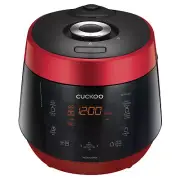 CUCKOO Pressure Rice Cooker 10 Cup Red/Black CRP-P1009S/RED