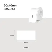 NiiMbot Thermal Label Paper Waterproof 20mm*40mm For D101
