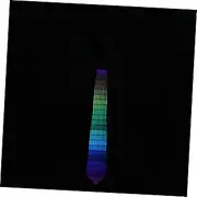 [VALICLUD] Voice-activated Light-up Tie Light Switch Cover Cute Paper Clips Accessories Headband Fancy Bookmarks LED Voice-controlled Tie Curtain Hooks Drum Kits Black Polyester