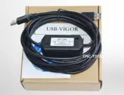 USB-VIGOR Programming Cable USB to RS232 Adapter for VIGOR VH,VB,M PLC 2m