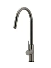 Meir Round Piccola Pull Out Kitchen Mixer Tap - Shadow Gunmetal