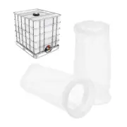 PATIKIL 4" IBC Lid Filter 3 Pack 220mm Long Washable Nylon Fine Mesh Filter I...