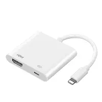 在飛比找Yahoo奇摩購物中心優惠-Lightning To HDMI 高畫質影音轉接器