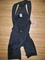 CEROTI Cycle BIB Bicycle BIKE Shorts Size LARGE Polyester Spandex Black NWT