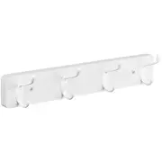 Heavy Duty Coat Rack Wall Mount - White Coat Hooks Wall Mounted for Sunglasse...