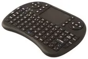 2.4GHz with USB Interface Mini QWERTY Wireless Keyboard & Touch Pad Black