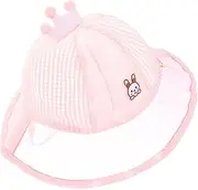 [LIFKOME] Bucket Hat Sun Hat Bucket Hat Swimming Cap Caps Swim Hat Babies Hats Hat Clip Beach Swim Hat Satin Bonnet Sleep Cap Bucket Hat Pink Fabric