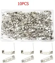 38mm Bar Pins Locking Safety Clasp for Name Tags Badges Corsage & DIY Crafts