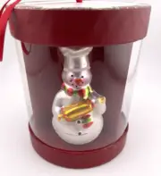 NIB Williams Sonoma 3 Chef Snowmen Ornaments 2009