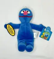 VTG Grover Walking Finger Puppet Applause 1999 Blue Sesame Street Story Telling