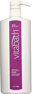 Vitabath Moisturizing Bath & Shower Gelee, Plus For Dry Skin, 32-Ounces
