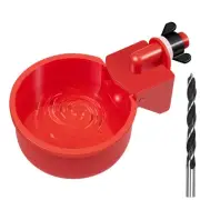 Chicken Waterer Cups 8 Pack Automatic Chicken Water Cups for Poultry Float St...